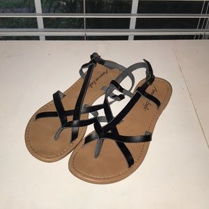 Black sandals